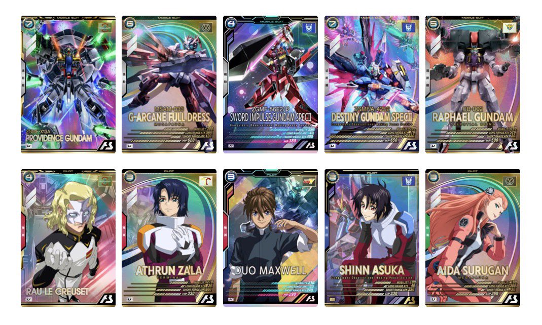taroudestiny's tweet photo. そこそこ勝てた楽しい編成
最初はアイーダバフのせたプロヴィデンスで撃って2発目はアスランバフのせたデスティニーで撃つ
カウンター性能クソ高くて決まれば秒で母艦落として大逆転出来る、SQのゼロカス思い出す https://t.co/H37cFjx0hp