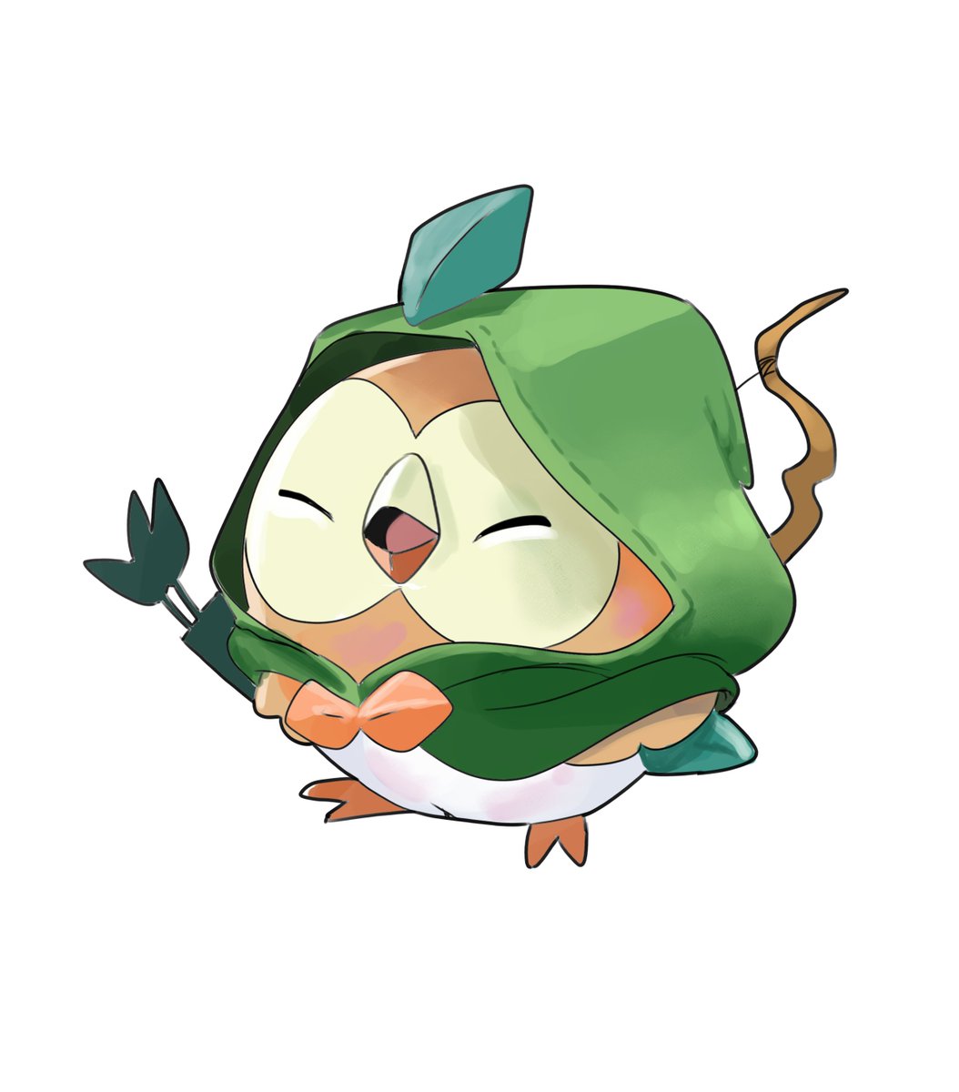 artcher_artwork's tweet photo. Rowlet Ranger! https://t.co/m9cVznyu61