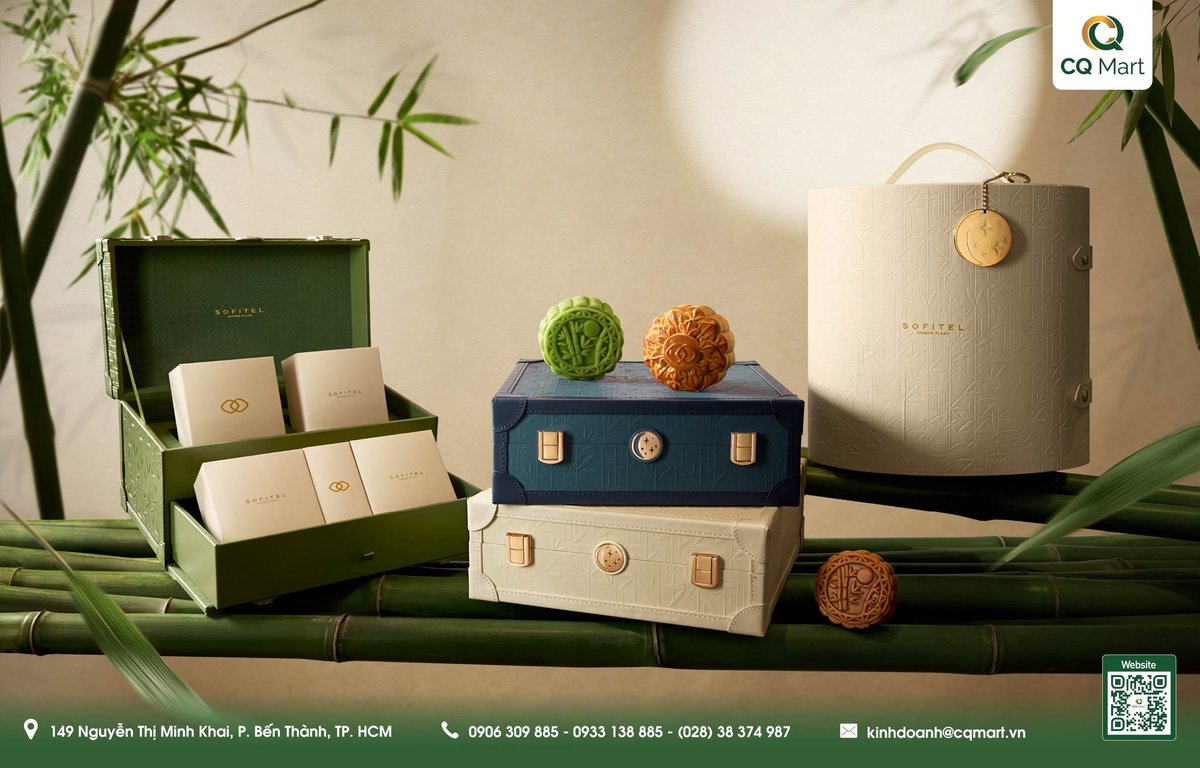 bttcqmart's tweet photo. SOFITEL MOONCAKE 2026 
Bộ sưu tập Bánh Trung Thu Sofitel gây ấn tượng với những thiết kế hộp quà sang trọng
📷 Liên hệ Bánh Trung Thu CQ Mart để được tư vấn
📷Xem chi các mẫu bánh tại: https://t.co/ePDOe1sXIS...
Hotline: 0906309885 - 0933138885 - (028) 38 374 987 https://t.co/qJCtPPjAWY