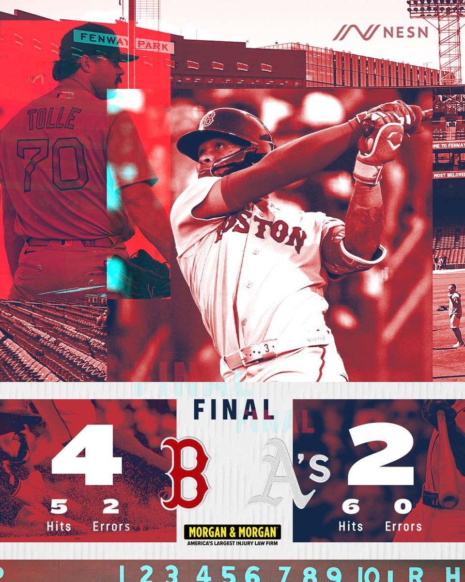 NESN's tweet photo. All it took was one swing 🤷

This Red Sox Win is presented by @forthepeople - America's Largest Injury Law Firm. https://t.co/F730Dc7eNM