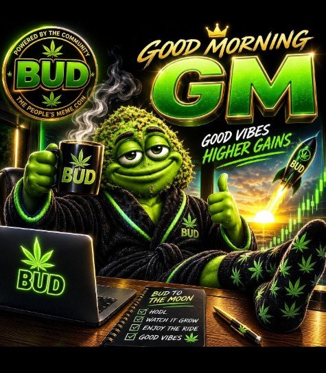 vidaeweb3's tweet photo. 🌿 $BUD isn't built on hype—it's built by community.
GM $BUD !!!
Yall
Every holder, every raid, and every mention moves us forward. Stay patient, keep building, and let the journey speak for itself. 💚📈

CA: "HNRh2RCZuuCG75mQAKJD4Rod9GEK9Y6qaaQ2YwvVpump"
#SOL

#BUD #Solana #HODL https://t.co/7LNMiSKWw4