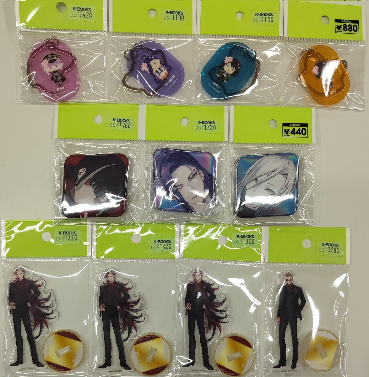 刀剣乱舞　大本丸博　缶バッジ　アクスタ　タグプレート 入荷情報】 刀剣乱舞 とうらぶ 大本丸博 祝装 🌸アクリルタグプレート