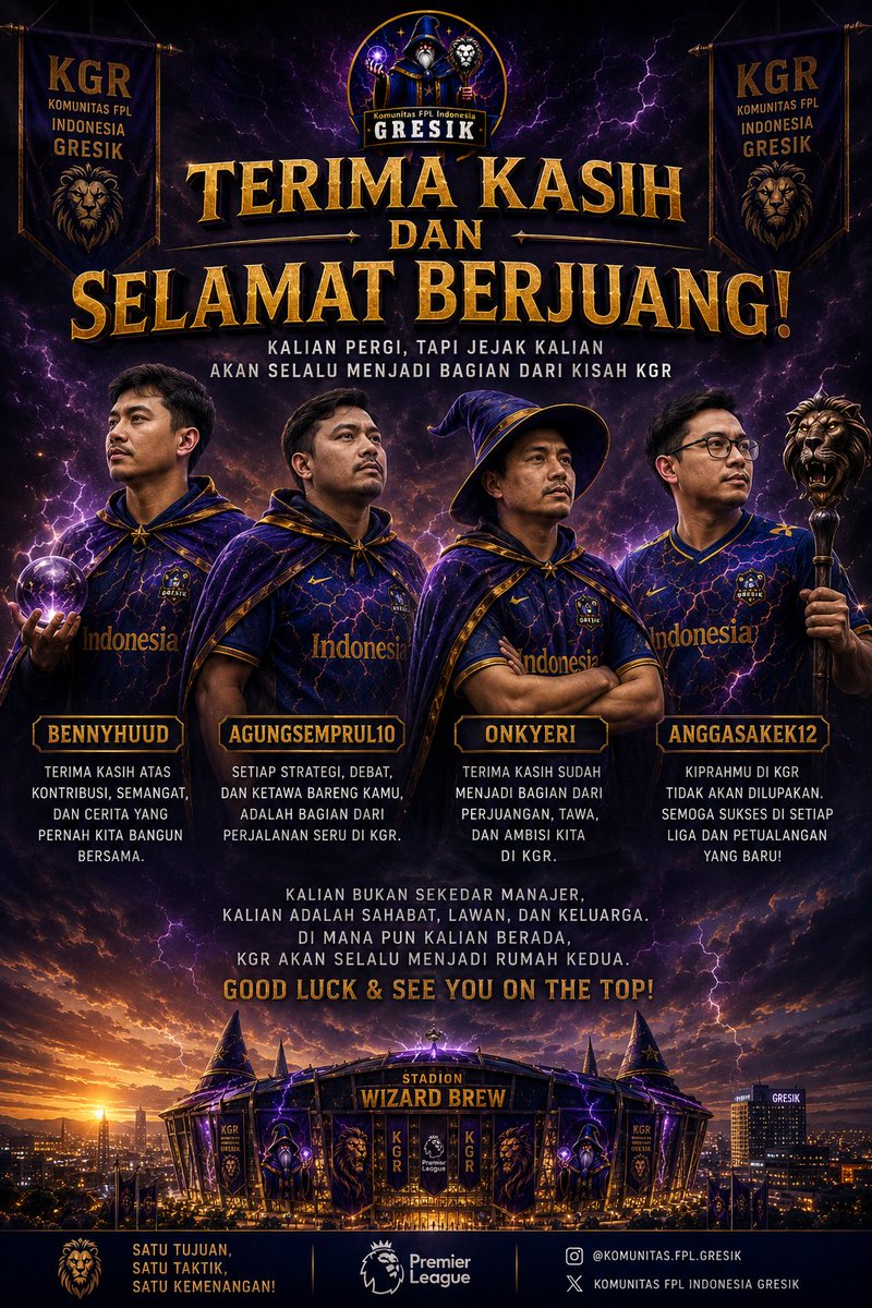 KoFPLI_GRESIK's tweet photo. ada yang datang ada yang pergi
#KGR akan selalu menjadi rumah kalian
see u on top @onkyeri @agungsemprul10 @anggasakek12 @BenyHuud https://t.co/10Myabk874