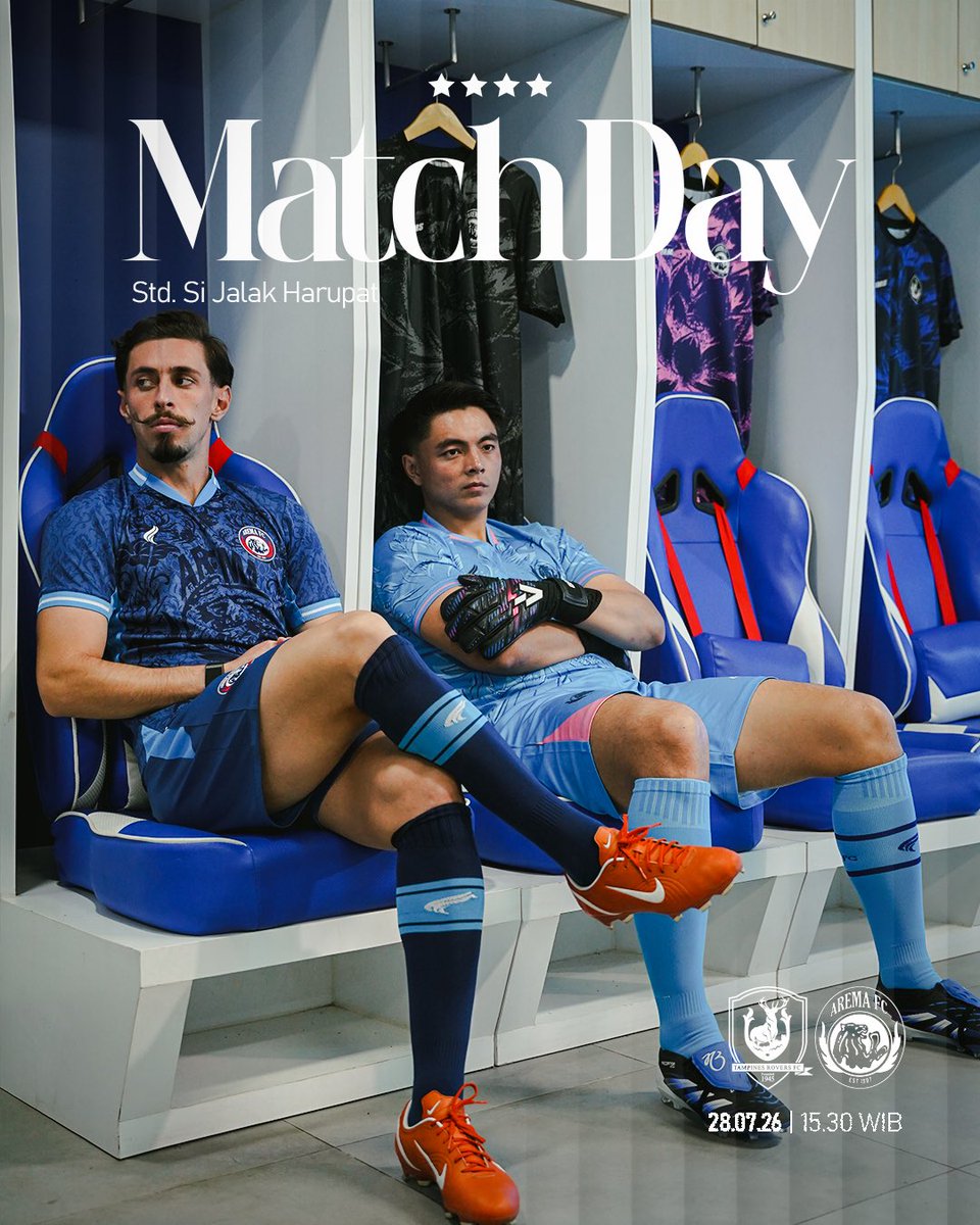 ajoels_'s tweet photo. π¦ ππππππππ π΅
Kami akan menghadapi Tampines Rovers di laga kedua hari ini. πππ©'π¨ ππ€, πππ£ππ€ ππππ£! ππΌ
#AremaDay
#PialaPresiden2026
#AremaFC #TAMAFC
#SingoEdan #SalamSatuJiwa https://t.co/uD8xpfvzwy