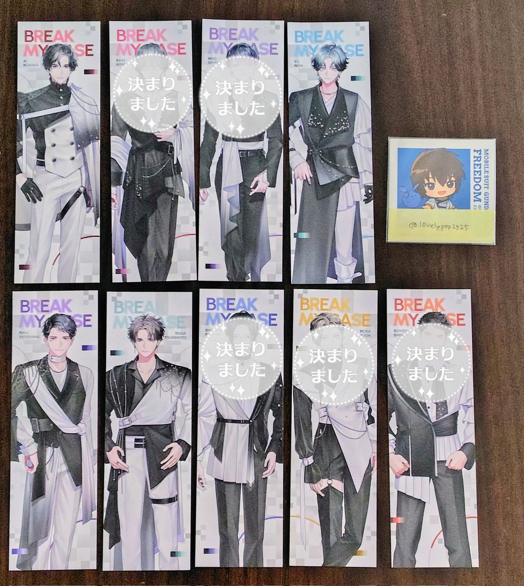 lovelypop2525's tweet photo. 【譲渡/交換】ブレマイ メモリアル しおり 2周年 セブンネット
【譲】皇坂 新名 立科(2 再交換1含む) 槻本
【求】定価>カンファ4th(クリカ,フィルム,リング)恩田/城瀬
上段の譲渡は下段同数お引取
交換1点〜◎ https://t.co/4kxj91LVMW