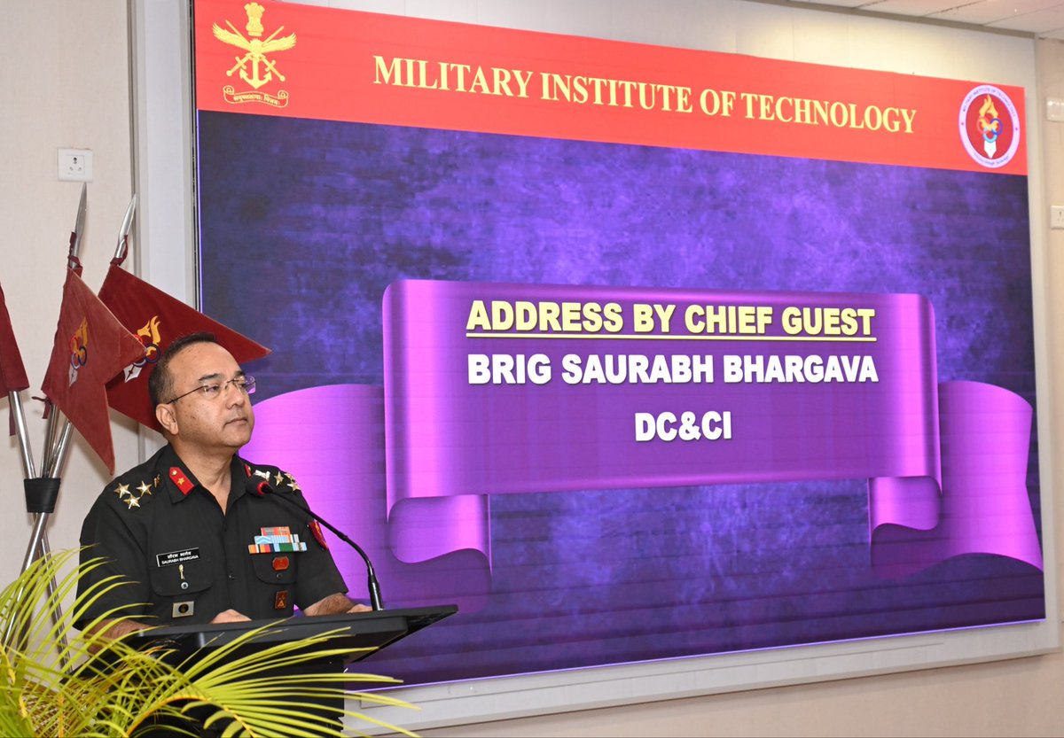 HQ_IDS_India's tweet photo. The year long #NTSC44 course for officers of the Naval Armament Inspection Cadre commenced at #MILIT, Pune.
Major General Naveen Kumar Thapliyal, Commandant, interacted with the participants and exhorted them to pursue technical excellence while remaining abreast with emerging technologies.
The initial professional course prepares officers for technical appointments in the inspection, quality assurance and lifecycle management of naval armament systems.
Covering weapon systems, armament technologies and contemporary defence engineering, it equips participants with the specialist skills required for the NAI Cadre.
@DefenceMinIndia
@SethSanjayMP
@SpokespersonMoD
@MIB_India