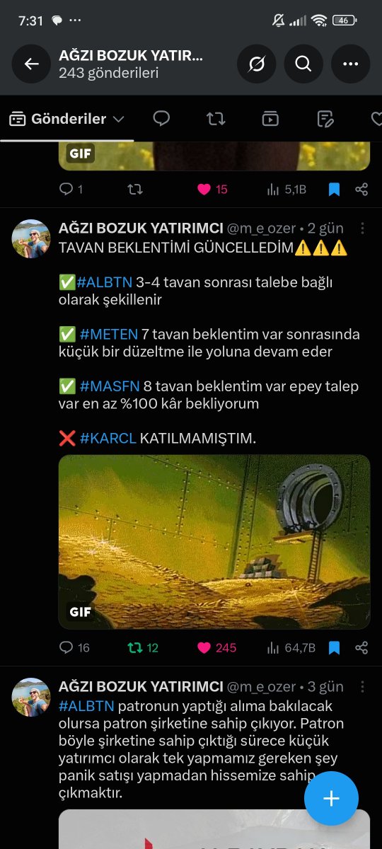 AĞZI BOZUK YATIRIMCI tweet media