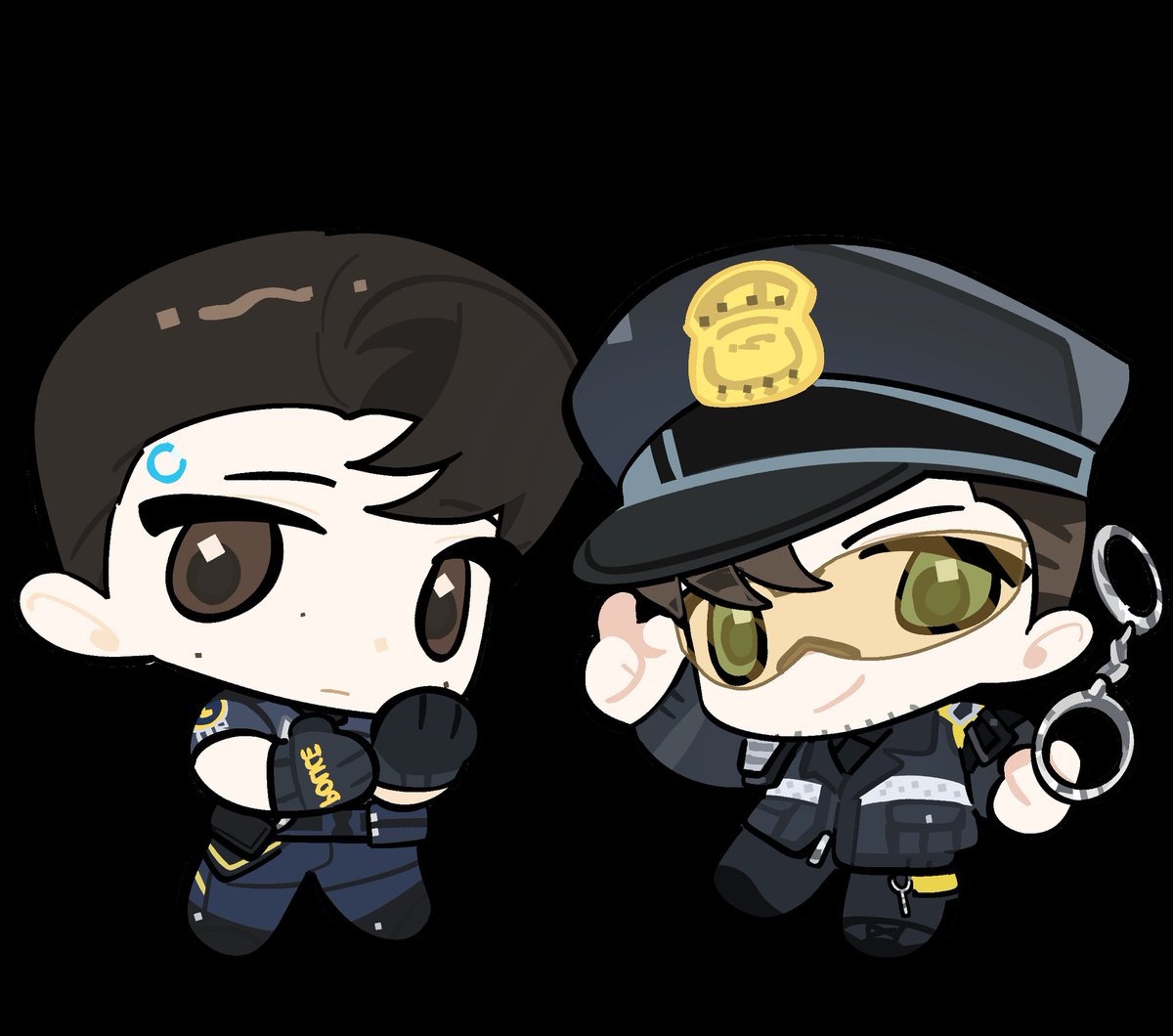 MaplyBrand's tweet photo. #Convin 
两个警探☺️ https://t.co/9yp3zJgOMW