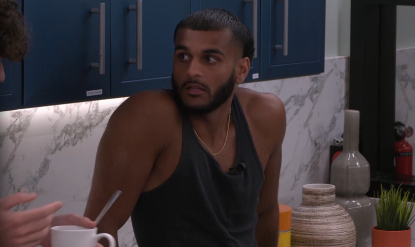 BBigBrotherBuzz's tweet photo. Yash: if we get out Jason, who would take a shot at them (Kamu, Chuk, Haley) if Jasons gone? Mallory?  Who else would put up those three? Yash: we control the vote. Barrett: we need at least one to go if we want to win. #BB28 #BigBrother #BigBrotherBuzz https://t.co/zn6Ws0znko