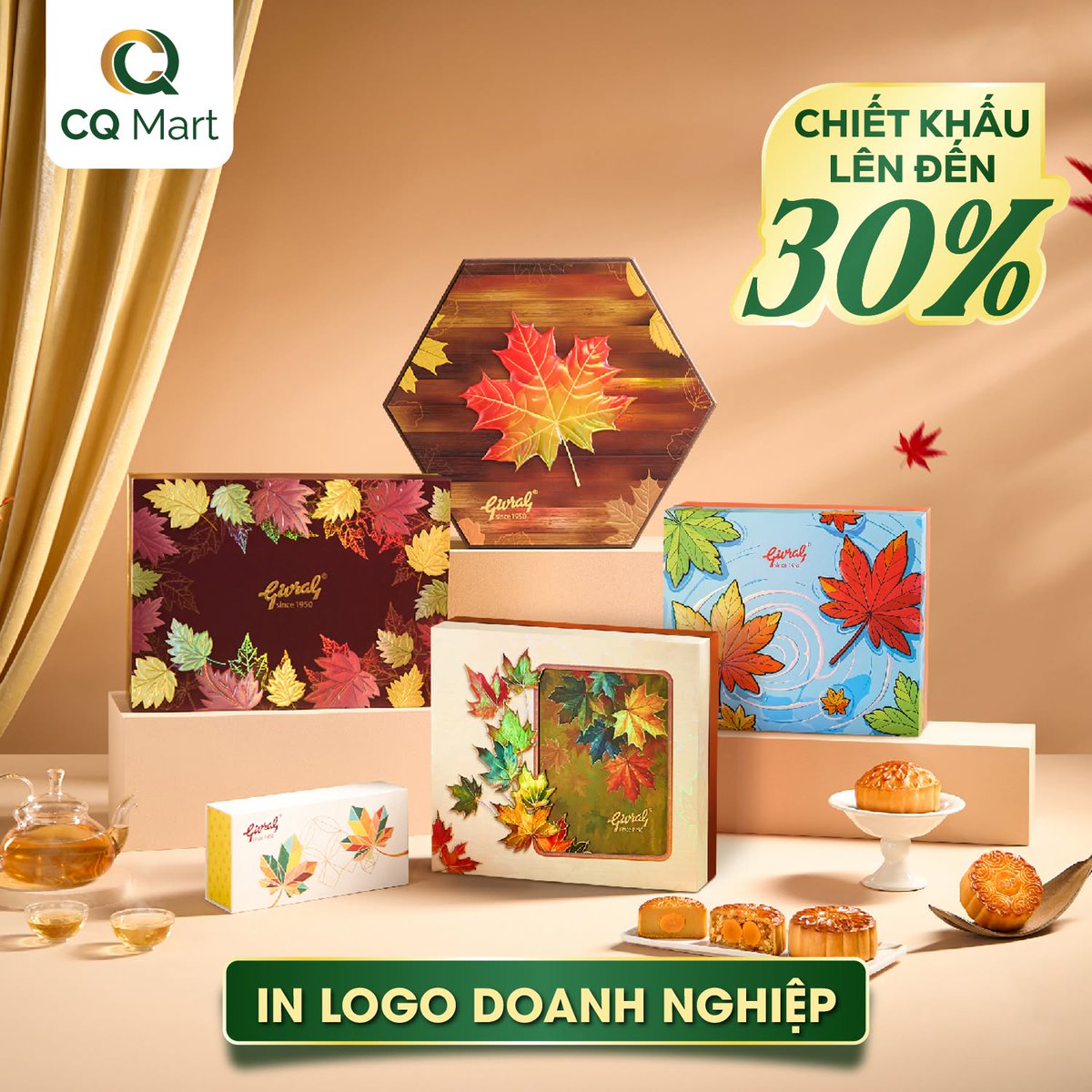 bttcqmart's tweet photo. DOANH NGHIỆP ĐẶT BÁNH TRUNG THU 
📷 Phân phối bánh Trung Thu chính hãng từ Givral, Brodard, Kinh Đô, Tai Thong,...
📷 Chiết khấu đến 30%
📷 Tư vấn chọn hộp theo ngân sách 
📷 Hỗ trợ in logo
📷 Xuất hóa đơn VAT
Hotline: 0906309885 - 0933138885 - (028) 38 374 987 https://t.co/XO4PybltPz