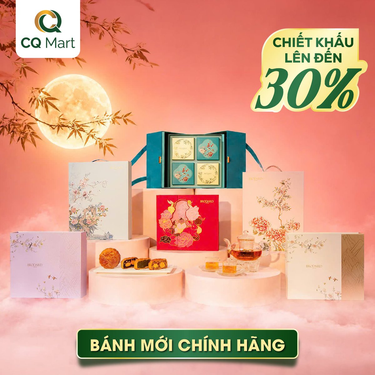 bttcqmart's tweet photo. DOANH NGHIỆP ĐẶT BÁNH TRUNG THU 
📷 Phân phối bánh Trung Thu chính hãng từ Givral, Brodard, Kinh Đô, Tai Thong,...
📷 Chiết khấu đến 30%
📷 Tư vấn chọn hộp theo ngân sách 
📷 Hỗ trợ in logo
📷 Xuất hóa đơn VAT
Hotline: 0906309885 - 0933138885 - (028) 38 374 987 https://t.co/XO4PybltPz
