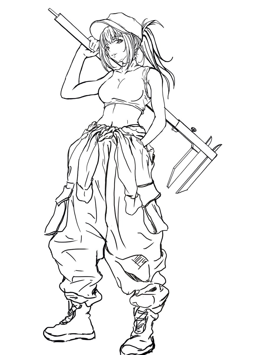 RT @akt_mokei: 2ヶ月ぶりくらいでお絵描きしてみた 前に描いたやつを