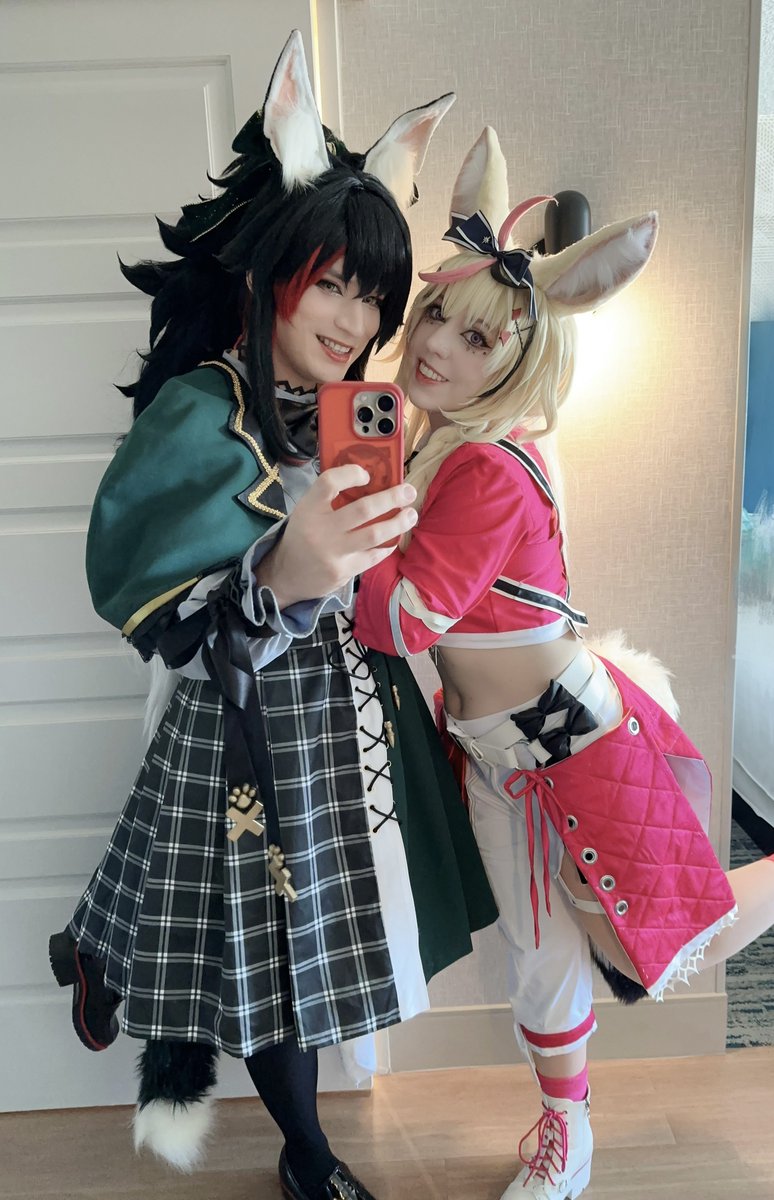 saikyouticnocte's tweet photo. Otsu OffKai '26!

Somehow, OffKai keeps getting bigger and better every year!! What da heck? 😲 I'm so proud of @cloverclubcos shining bright as her oshi Omaru Polka at Koumashiro sensei's booth 🫶 on top of working hard with the OKE crew to help make this year the best that it can be and even modeling some densetsu happis for Kaigai Imports 🙏 You're really amazing.... did you know that? 😗

The crew at @Kaigai_Imports did an amazing job... it's so incredibly inspiring seeing how hard these folks work behind the scenes and watching the fruits of their labor get realized on the con floor. Thank you for providing us with amazing happis and the memories with the meet and greets; thank you to everyone who helped make it all happen 🤝 I've had some opportunities to help out and I can't wait to see how everything grows from here 🤩

This time around, I had wanted to make myself more available to spend time with friends all the while making new ones and I think I've accomplished that... Thank you for making the time to come out to dinners or even stopping me to say hi and saying some kind words 💚 it really makes every con that much more memorable... you really were excellent 😎 Also.... meeting @BigSmolIna and @HappySukonbu at the same time!?!? AMAZING

Lastly, despite some setbacks, I had such an amazing time cosplaying together with Clover and even joining in on some photoshoots with @techkuphotos 📸 I can't wait to see how they come out!  Thank you for being so kind and having amazing direction during the shoots 🙏

We really did so much in so little time… all of this on top of concerts amongst other events... it really went by so quick (TOO QUICK); I can't wait until next year!! I’m so happy that it’s going to be in April next year!!!!