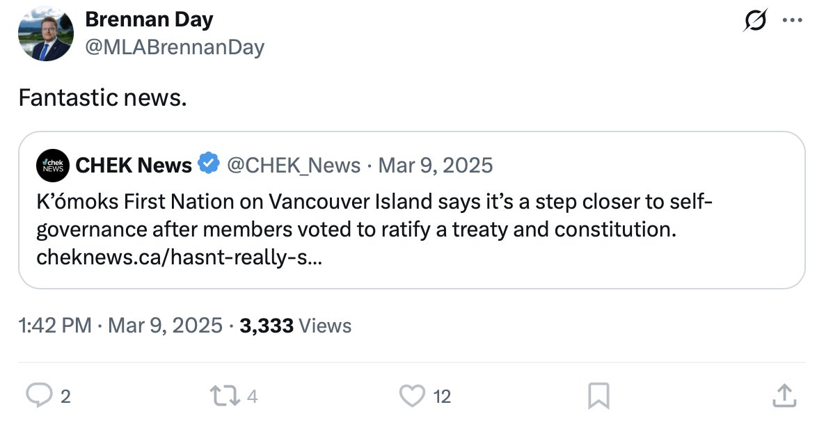P_Ratchford's tweet photo. Removing MLA Brennan Day and MLA Warbus from the Conservative caucus would be less a purge than basic quality control.

John Rustad brought these Trojan horses into the Conservative Party, and they continue pushing the reconciliation industry agenda. https://t.co/vdCTNC5trg