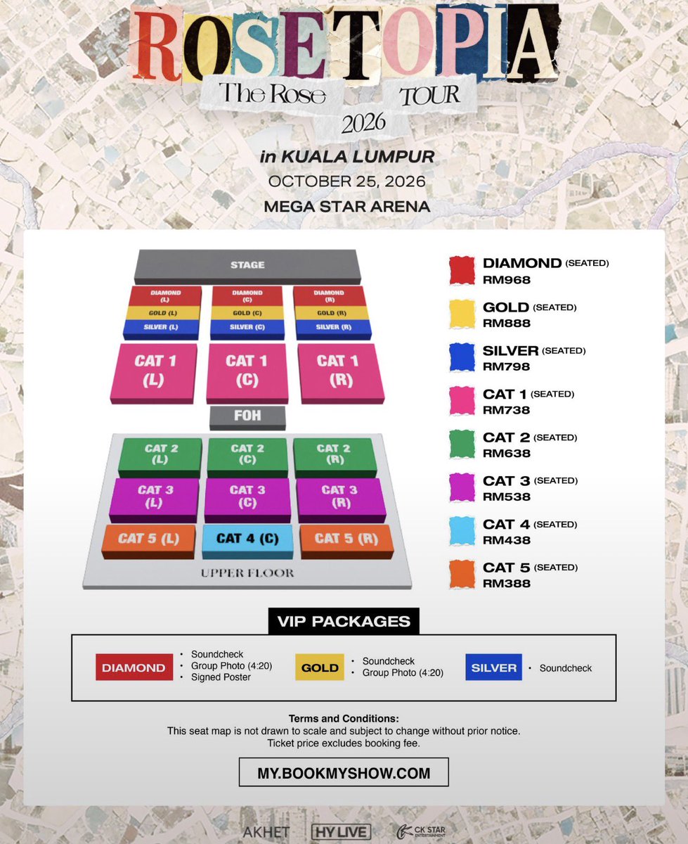 Ticketingwipps's tweet photo. WTS || SELLING

ROSETOPIA THE ROSE TOUR 2026 IN KUALA LUMPUR

AVAILABLE TICKETS
-CAT 4
-CAT 5 

All side by side

DM YOU NAME, EMAIL AND QUANTITY NOW
#TheRoseinKL #더로즈 #TheRoseTour2026
#ROSETOPIAinKL #ROSETOPIA_in_KualaLumpur https://t.co/kGBSeLINsO