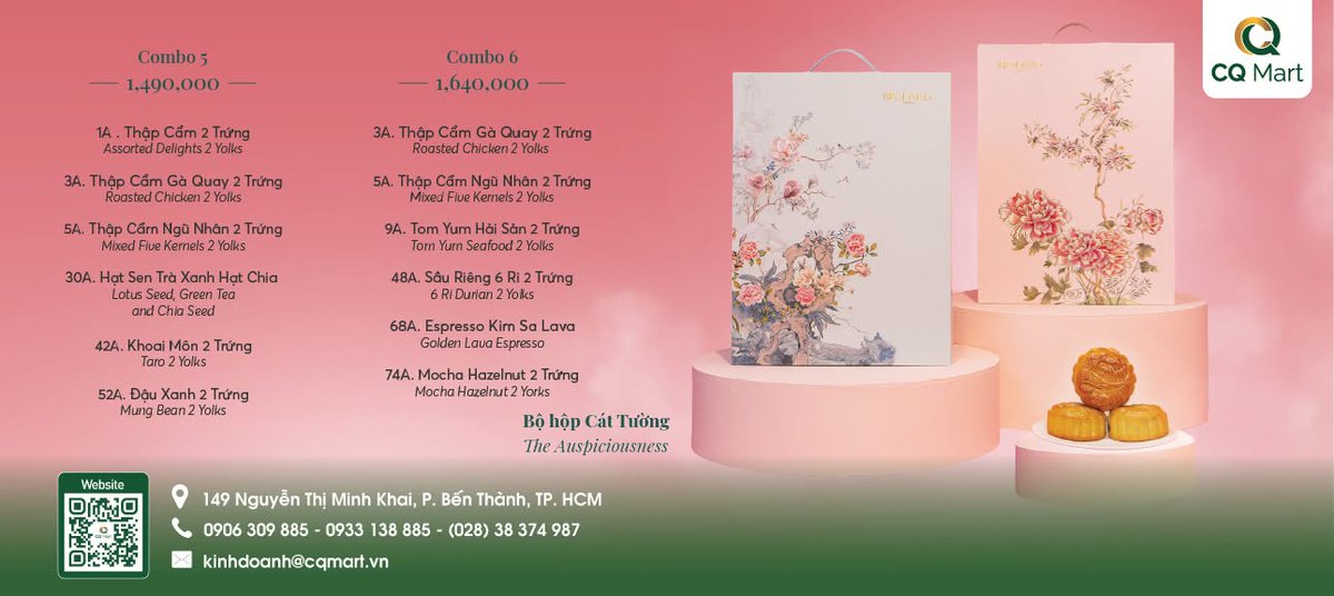 bttcqmart's tweet photo. KHÁM PHÁ HỘP QUÀ CÁT TƯỜNG
Đặt sớm tại CQ Mart để nhận nhiều quyền lợi:
📷 Chiết khấu hấp dẫn
📷 Sản phẩm chính hãng
📷 Hỗ trợ in logo
📷 Xuất hóa đơn VAT
Xem chi các mẫu bánh tại: https://t.co/ti25QZVUM4
Hotline: 0906309885 - 0933138885 - (028) 38 374 987 https://t.co/Z7IMQ0qZVx