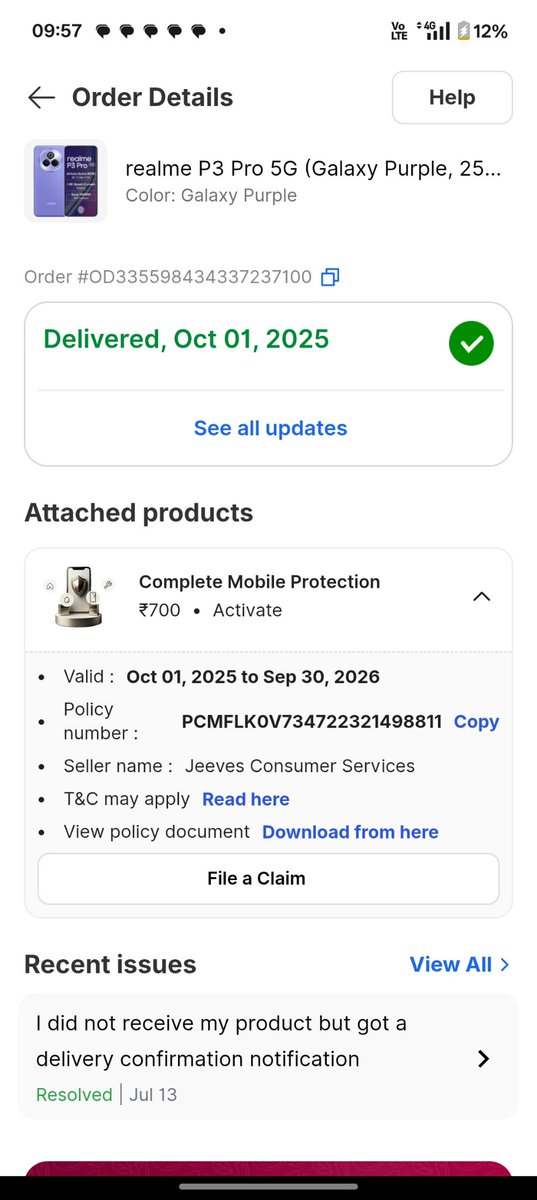 jdsaaho's tweet photo. @Flipkart I purchased a Jeeves Mobile Protection plan through Flipkart, but the Jeeves claim portal shows an error after login, making it impossible to file my claim
#Flipkart #Jeeves #CustomerRights
Worst service flipkart https://t.co/BgW5zHYR5z