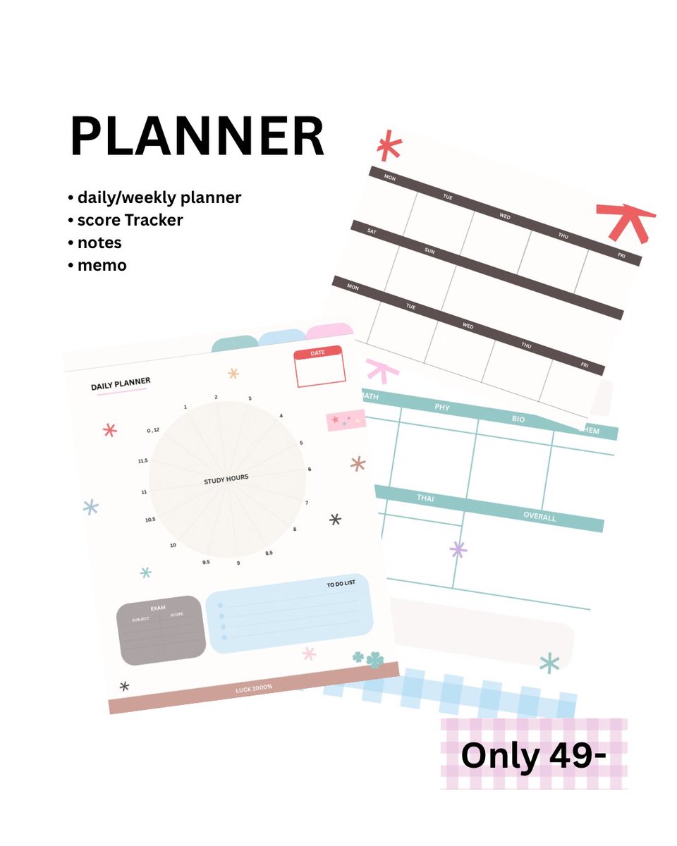 melbourne__enr's tweet photo. 🕺🏻 Planner by Top100 กสพท. (ทุกอย่างที่จะได้รับดูที่ reply)

- ออกแบบให้ตรงจุดคนอ่านหนังสือมากที่สุด มีการเก็บคะแนนสอบแยกรายปีในแต่ละวิชา + มีคู่มือการใช้ให้ ใครสนใจมาอุดหนุนได้น้า บอกเลยว่าพี่ตั้งใจทำมาก ออกแบบแบบที่พี่ใช้ตอนอ่านหนังสือเลย

#dek70 #dek71 #dek72 #แพลนเนอร์ https://t.co/UZmigloyqA