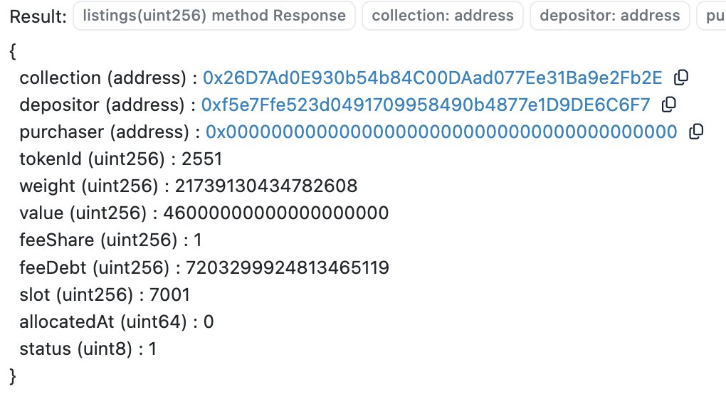 fidoeth's tweet photo. On ethereum:0xa0df17b5ac76ababa36e1450e2cbcd18a620c845 

Seems as though you can add significant ETH backing, claim top spot and remove backing, yet retain the top spot fee % until the actual top spot resigns the tx (or someone deposits more than your current backing)

See here: fee share is 1, despite only 46 eth backing