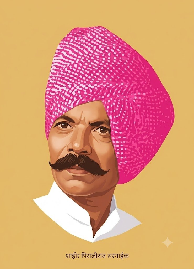 MarathiRT's tweet photo. पहाडी आवाज, डफाचा कडकडाट अन् तुणतुण्याची साथ! 'छत्रपती शिवाजी महाराज की जय'च्या आरोळीने श्रोत्यांमध्ये वीरश्री भरणारे आणि स्वातंत्र्यलढ्यात कवनांतून क्रांतीचे तेज फुलवणारे ज्येष्ठ शाहीर पिराजीराव सरनाईक यांचा आज जन्मदिवस.  भावपूर्ण आदरंजली! 🙏✨ https://t.co/NO3pPrOFK2