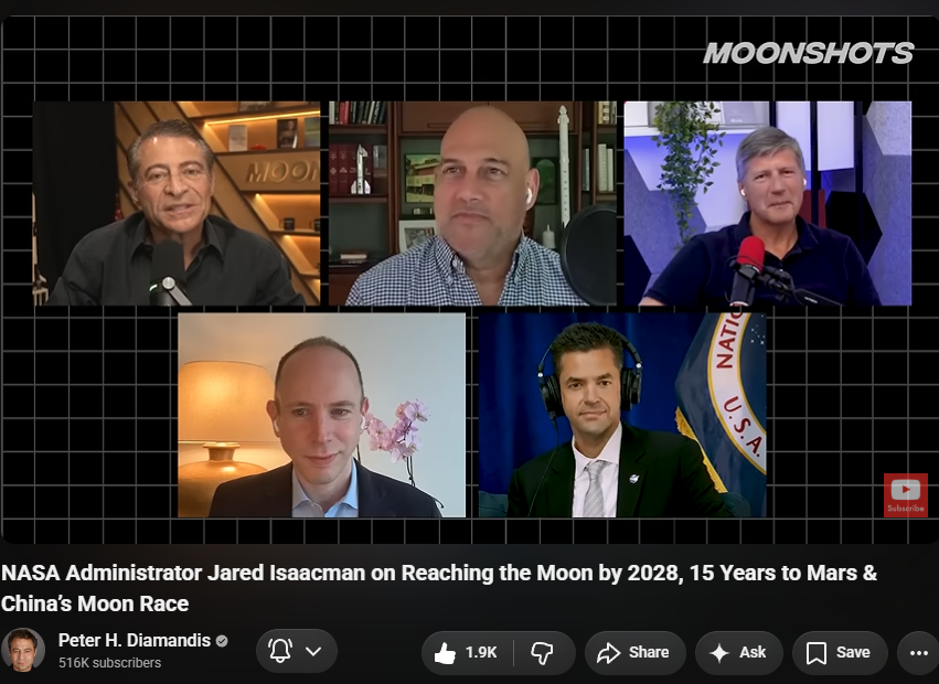 WonderOutlier's tweet photo. Great episode!

Jared Isaacman: NASA's Moon Base by 2028, Optimus Robots on the Moon, Th... https://t.co/HzBkYDyRhZ via @YouTube https://t.co/AptgGycG0R