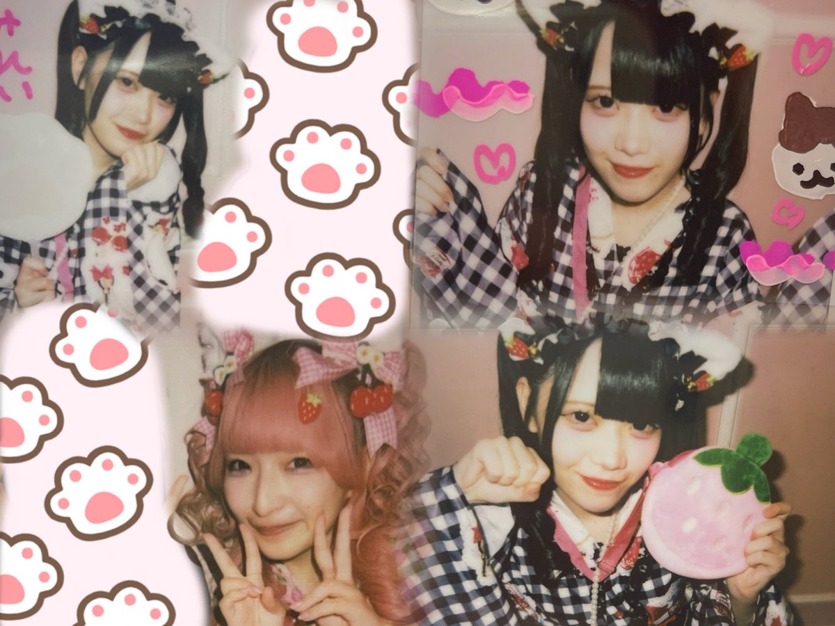 _XU_7m's tweet photo. にゃつまつり 😻🍓 https://t.co/rX4pivlUL0