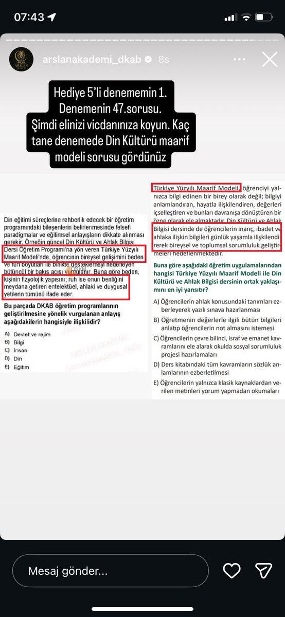 famtiess's tweet photo. tamam da knk ne alaka sadece yazdığın soruda maarif yazıyor diye soldaki soruyla uzaktan yakından alakası yok #ags2026 #dkaböabt https://t.co/j3P01WI0D7