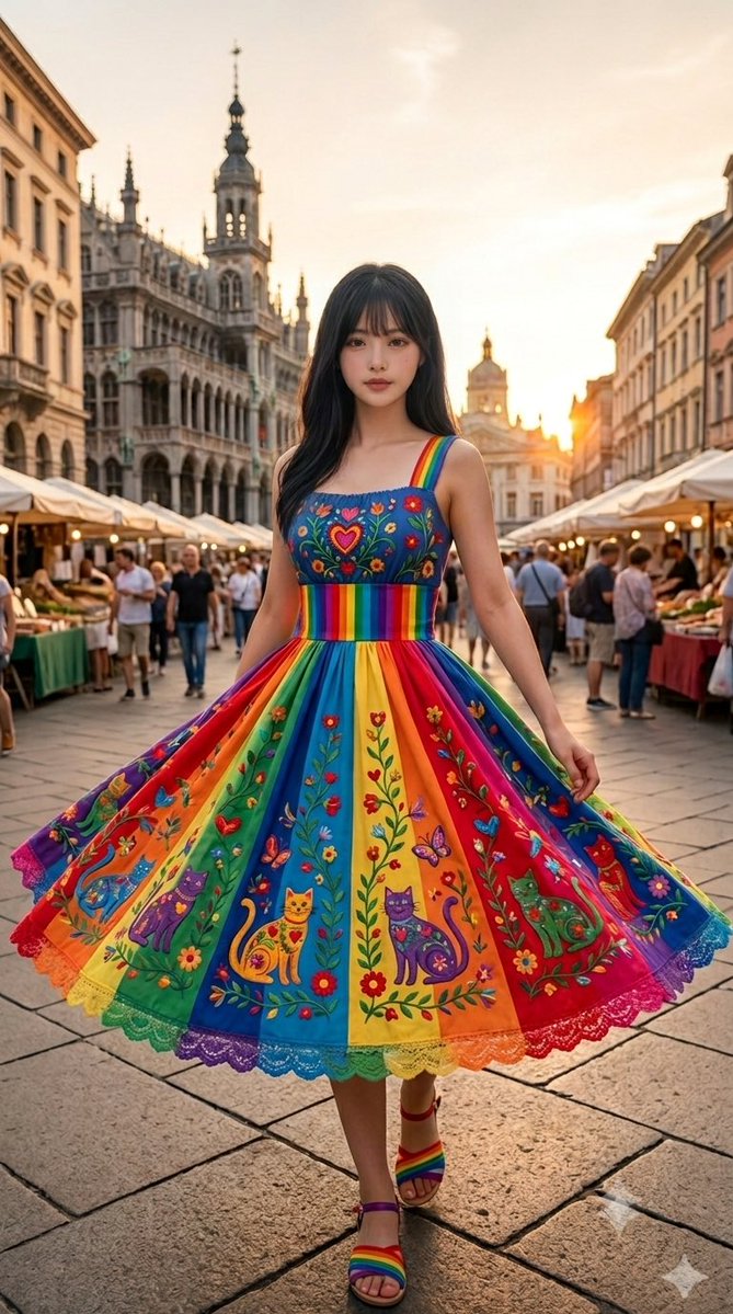 LimitlessBlue2's tweet photo. アリスさんの素敵なワンピースお借りしました🌈👗
#AIart️️️️️️️️️️️️️️️️️️️️️️️️️️️️️️️️️️️️️️️️️️️️️️️️️️️ #AI美女 https://t.co/aq3piFIgjO
