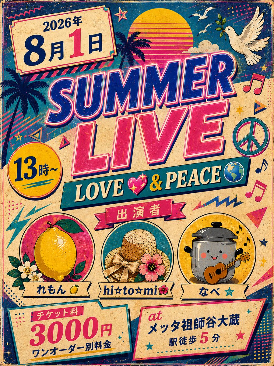 miwa3803's tweet photo. れもん🍋です。8月1日LIVEをやります
ので、是非来てくださいね～🍀✨️🎤
tunecoreで配信始まりました。
https://t.co/C7zyAsEuA6 https://t.co/RuZQWjvWLx