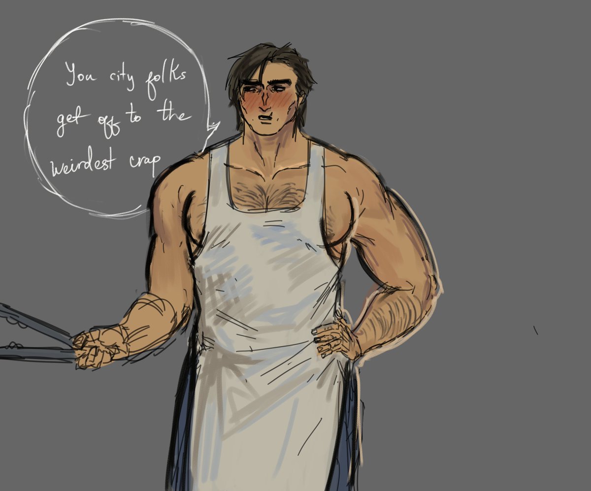 Chankreah's tweet photo. The voices won #thebutchery #williamhillwalker #apron https://t.co/KLBRPbjkHN