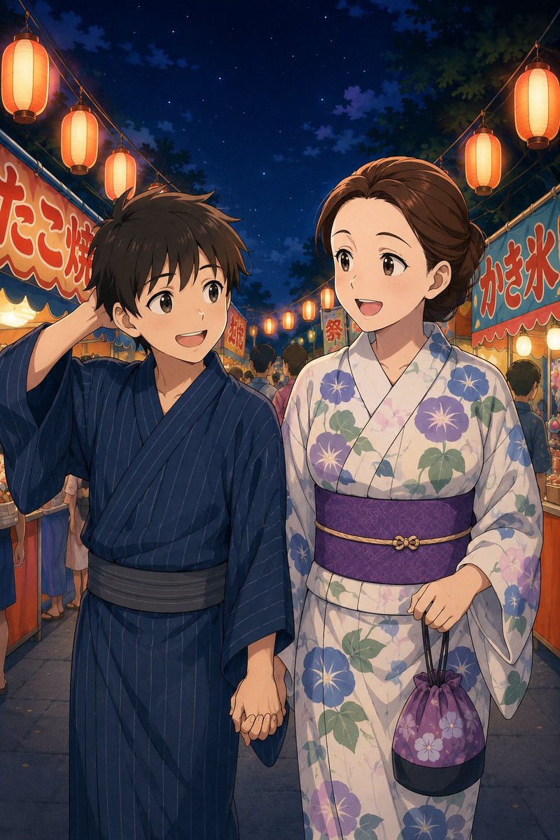 Anime Summer Festival Couple