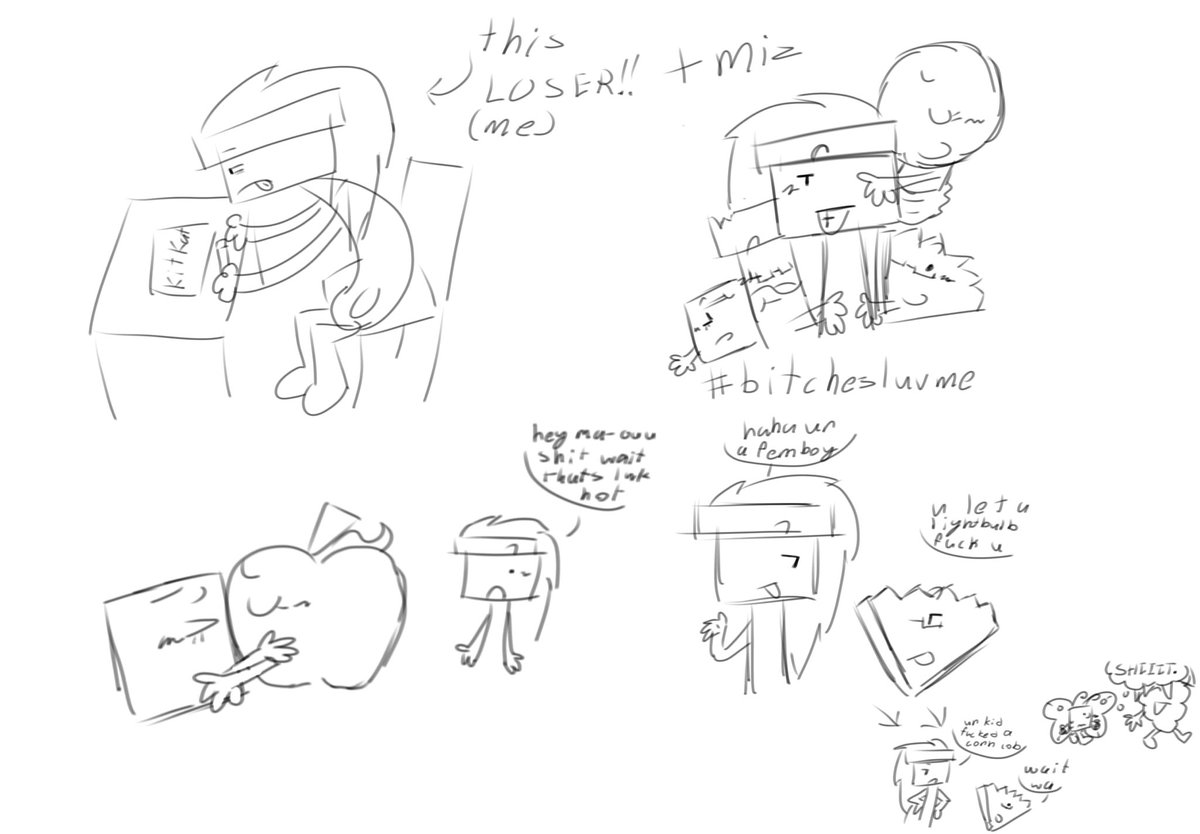 gayvery_osc's tweet photo. random painty and friends doodles I did 🤤🤤 // #paintbrush #marshple #fan #bot #lightbulb #testtube #marshmallow #apple #lightbrush #popbot #polylights kinda https://t.co/Yok57shKk5