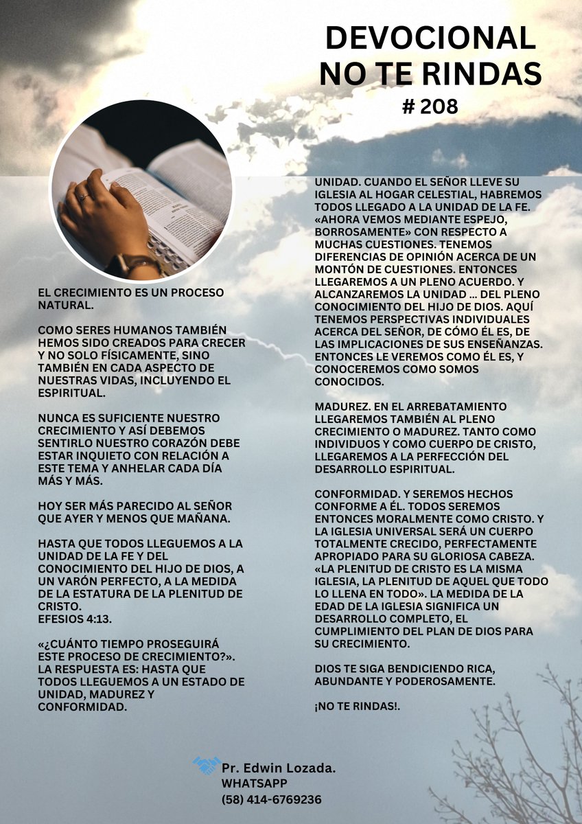 edwinjlozada's tweet photo. Devocional https://t.co/JIkyhyw4RB