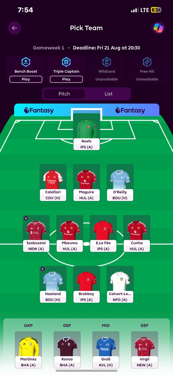 q1ttti's tweet photo. @Mark_FPL I will to  Rotation betwwen vergil and calafiori in the first 3 gameweeks rate pls https://t.co/dhXmtlf96P