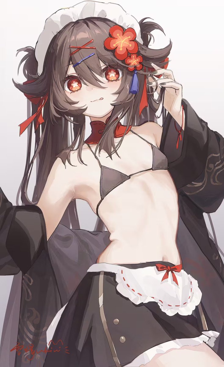 _Yukiri's tweet photo. 1. Maid Hu Tao after work…
#GenshinImpact  #Hutao #胡桃 #原神 #Genshin_Impact #genshin #maid_uniform #MAID https://t.co/xSNsGux9Z8