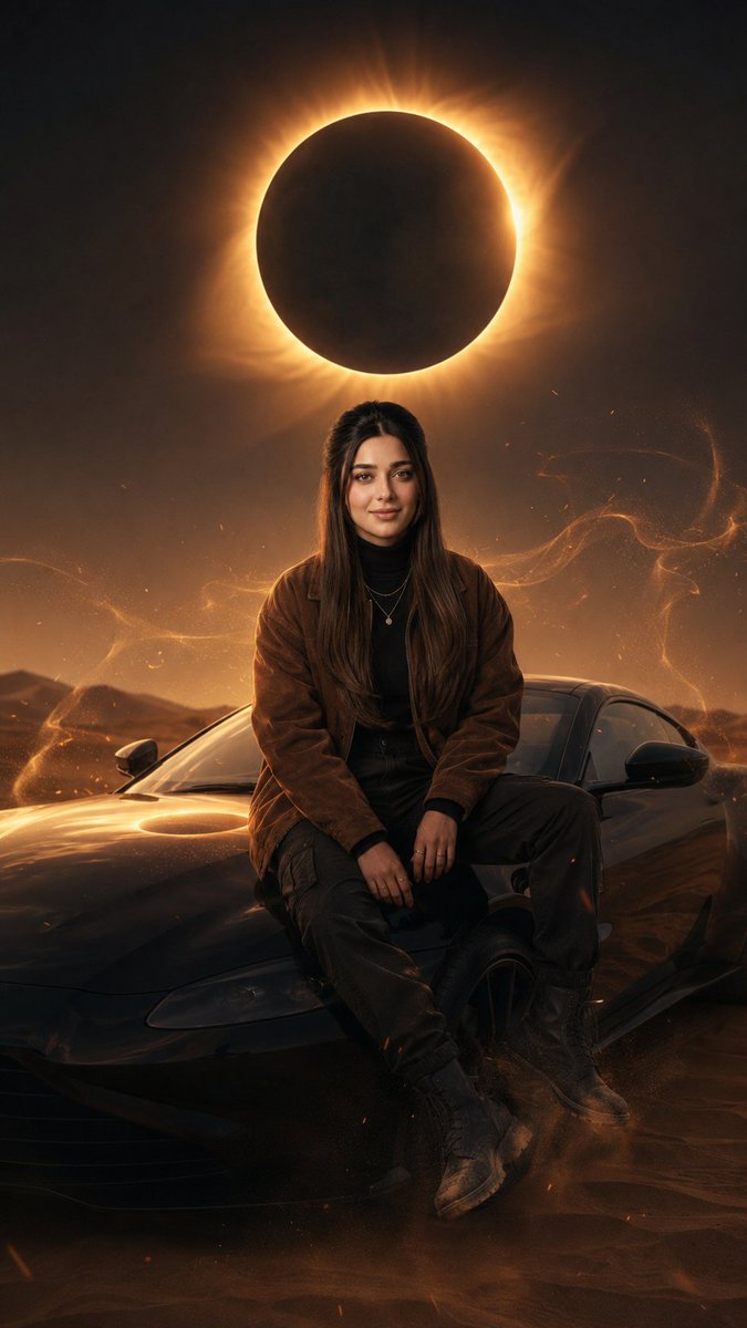 Desert Solar Eclipse Fashion Editorial