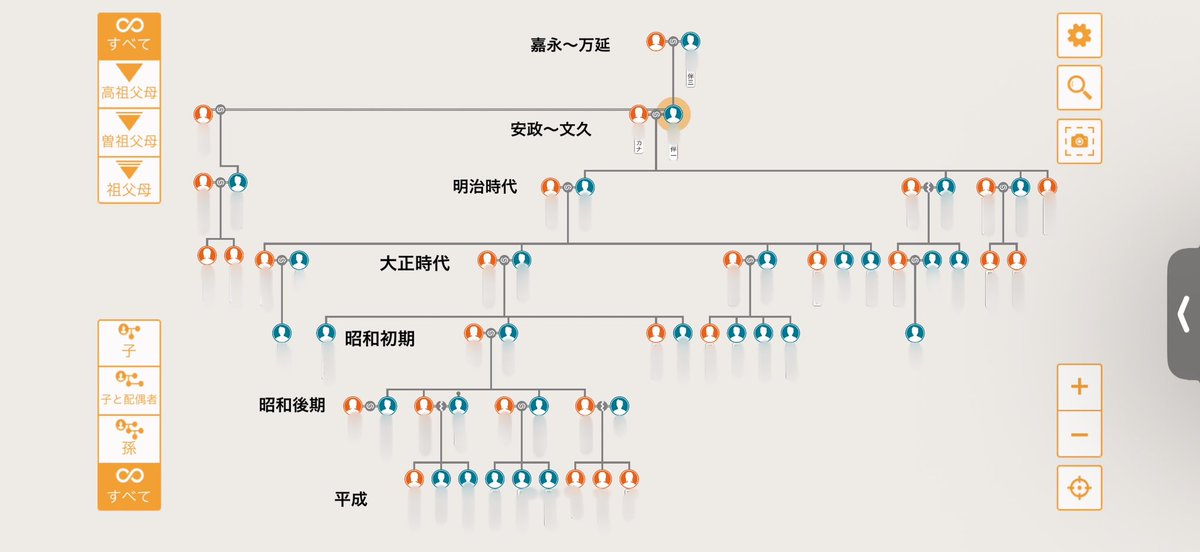 MonickeL8's tweet photo. ワクワクしながら母方の家系図作ってる https://t.co/p07wccl8F9