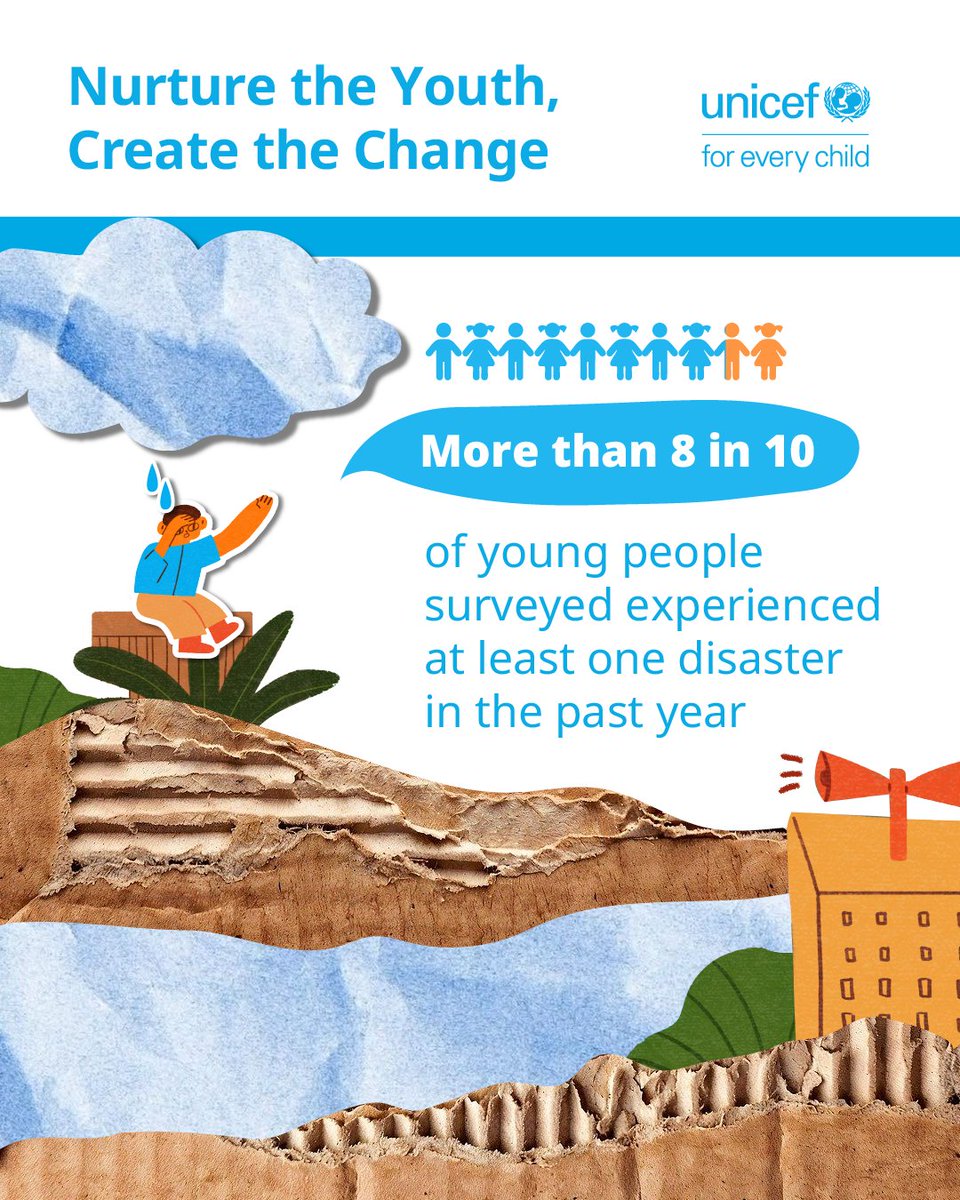 myUNICEF's tweet photo. 💙#JanjiKita is our promise to every child.

Climate change is already affecting young people's lives today. 

They need protection, stronger support systems and a meaningful voice in shaping solutions.

Read more:
🔹https://t.co/dRb40SJZee
🔹https://t.co/jsfD9Nb0SM https://t.co/x29tsWTw5x