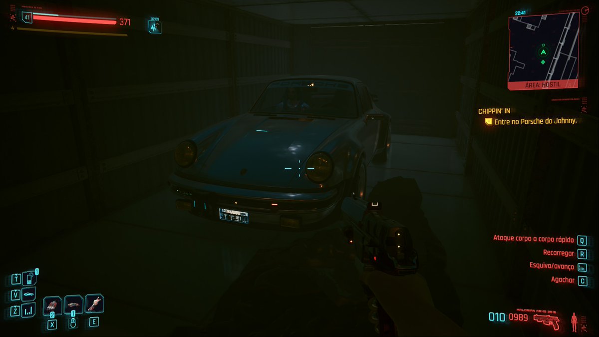 _ItsNox_'s tweet photo. antes de encontrar a hanako no embers, peguei a pistola do johnny e o porsche dele. https://t.co/GO85Pziamt