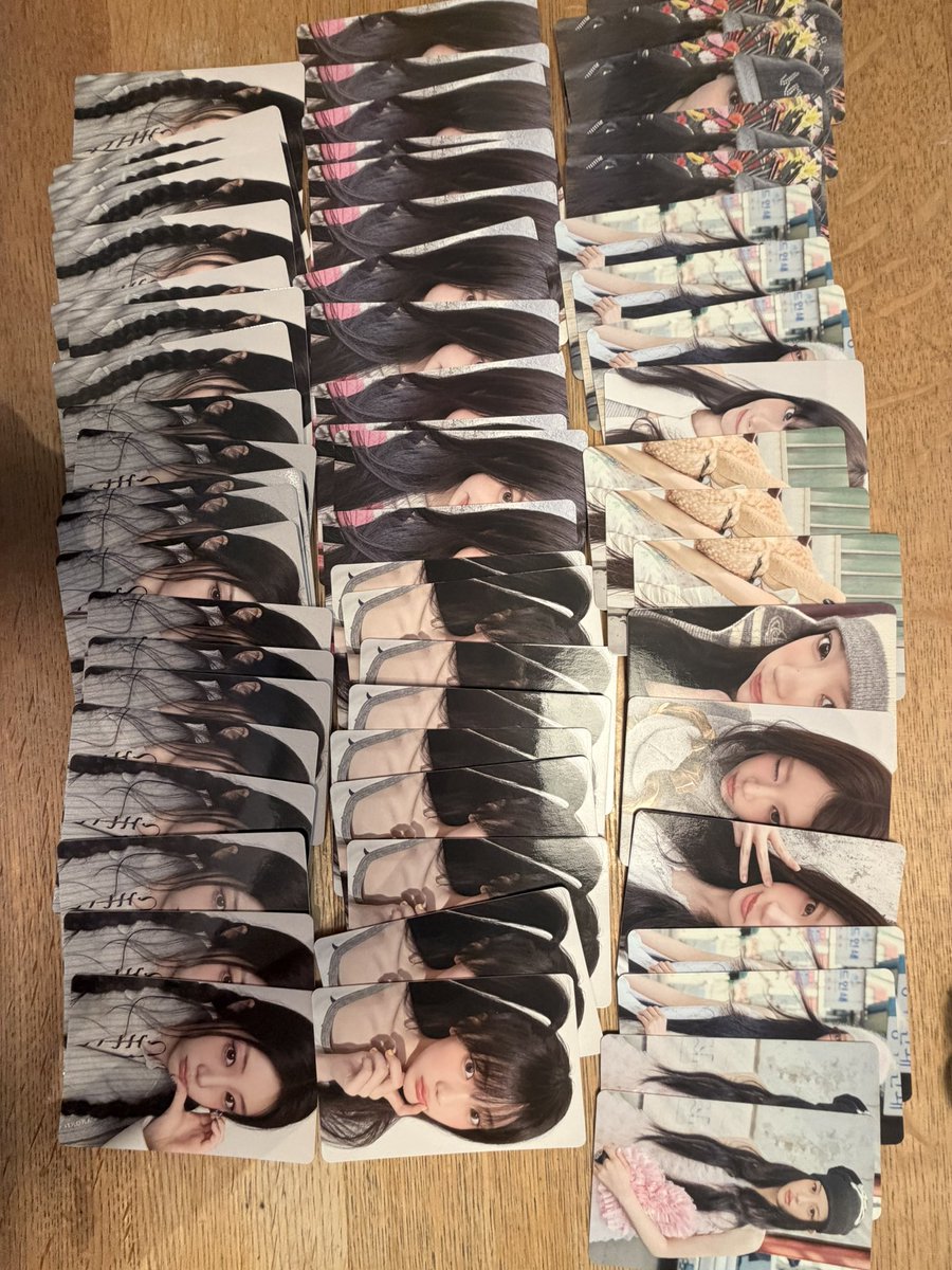 cjwgv's tweet photo. 求  シリアル or買取orウォンヒ

譲 ⬇️トレカ

検討よろしくお願いします😭お気軽にお声掛けください。
 #ILLIT #ILLIT交換 https://t.co/GibshExpPG