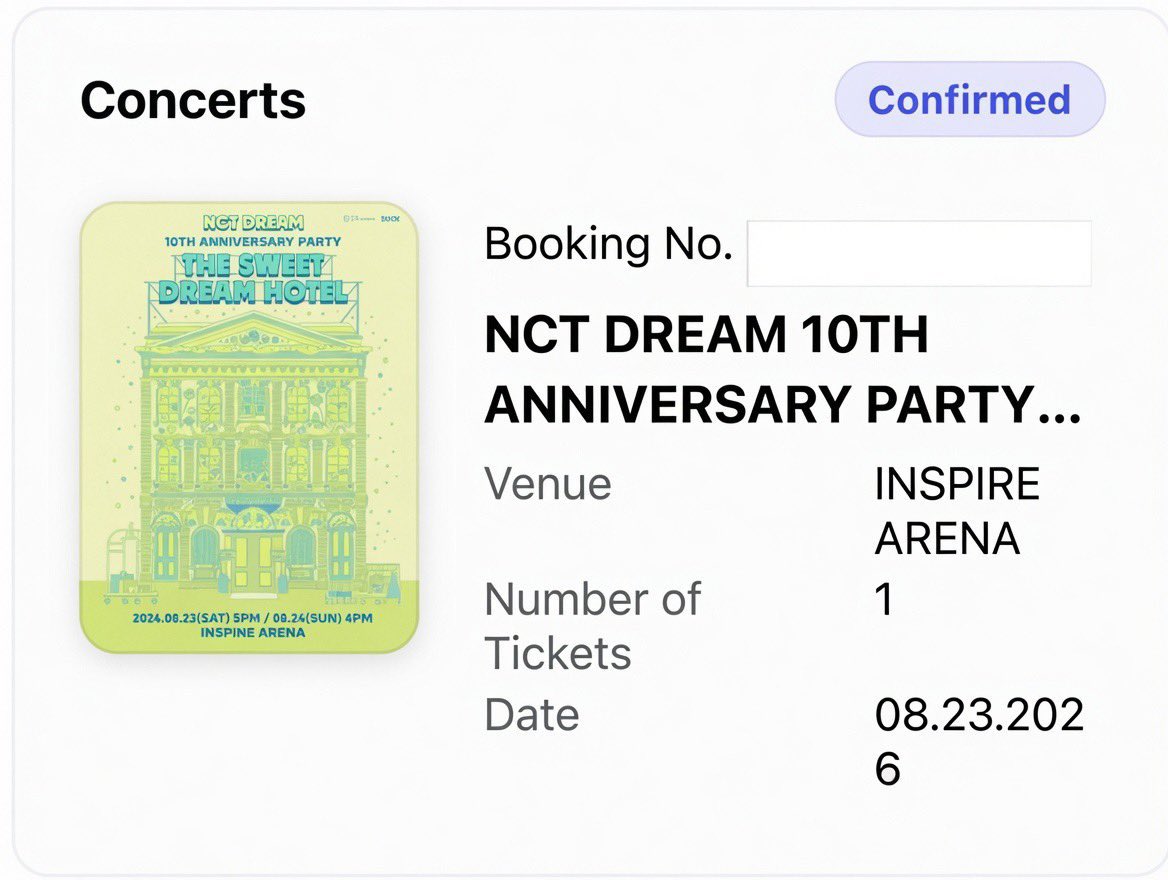 HalinaMelim0's tweet photo. WTS/LFB

NCT 127 5TH TOUR ’NEO CITY : SEOUL - THE REDLINE‘ 🇰🇷

🗓️09.18 - 09.20
📍KSPO DOME
🎟️X4 VIP Tickets

✔️MELON 

Kindly Dm if interested ♥️

#NCT127 #THE_REDLINE
#NCT127_5TH_NEOCITY_THE_REDLINE
#NCT_10TH_ANNIVERSARY #THE_REDLINE_SEOUL #NCT127_5TH_NEOCITY_THE_REDLINE_SEOUL https://t.co/3H3Vc0mx44