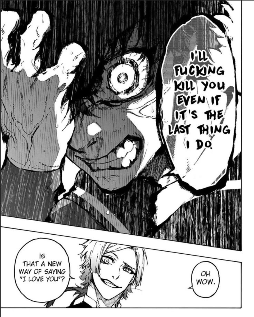 Arieslikesbllk's tweet photo. No one ragebaits Isagi like Kaiser https://t.co/eMHFPiebQc