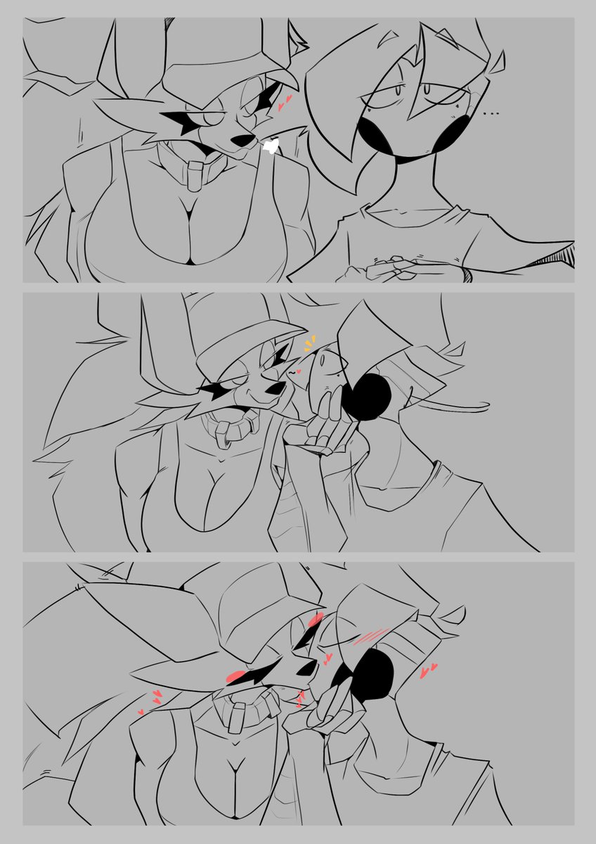 chromat_sketch's tweet photo. [Sketch Comic] Asi es, como mi loba me robo un beso viendo una pelicula 🦐
#art #sketchbook #ocart https://t.co/eLNdWPjoj3