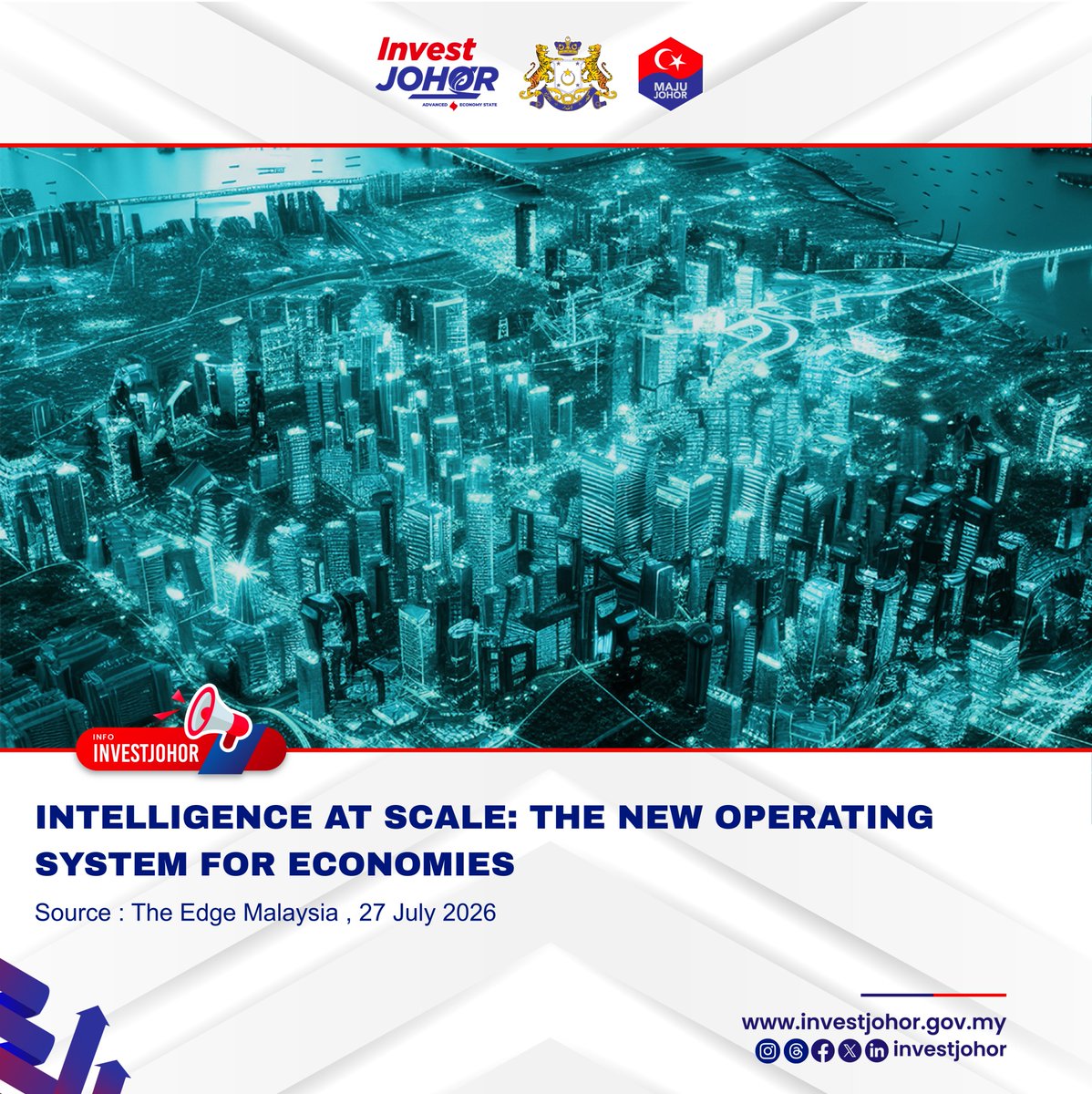 Invest_Johor's tweet photo. 𝗜𝗡𝗧𝗘𝗟𝗟𝗜𝗚𝗘𝗡𝗖𝗘 𝗔𝗧 𝗦𝗖𝗔𝗟𝗘: 𝗧𝗛𝗘 𝗡𝗘𝗪 𝗢𝗣𝗘𝗥𝗔𝗧𝗜𝗡𝗚 𝗦𝗬𝗦𝗧𝗘𝗠 𝗙𝗢𝗥 𝗘𝗖𝗢𝗡𝗢𝗠𝗜𝗘𝗦

https://t.co/7eiLTOHrDI

#InvestJohor #MajuJohor #Johor #Investment #MajuJohor2030 #JSSEZ https://t.co/UHHVB9Xa8i