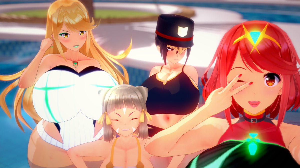 UltimaxRenStash's tweet photo. Xenoblade Chronicles 2 is out on Switch 2
I can't way to replay this great game
So have these sexy girls https://t.co/EFFbCvFPUM