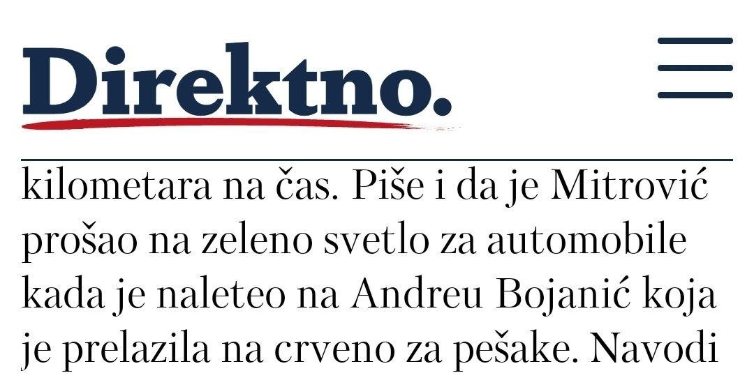 MCutkovic's tweet photo. @inspektorlabuda Nije sin Željka Mitrovića nikog ubio. https://t.co/aNh7gIOzhS