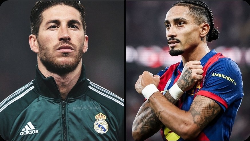 jnj770's tweet photo. La chose la plus étrange que tu puisses entendre  
Sergio Ramos possède plus de buts que Raphinha  

Raphinha : 145 buts  
Ramos : 148 buts  
😨😨😨 https://t.co/Pbn6LYqill