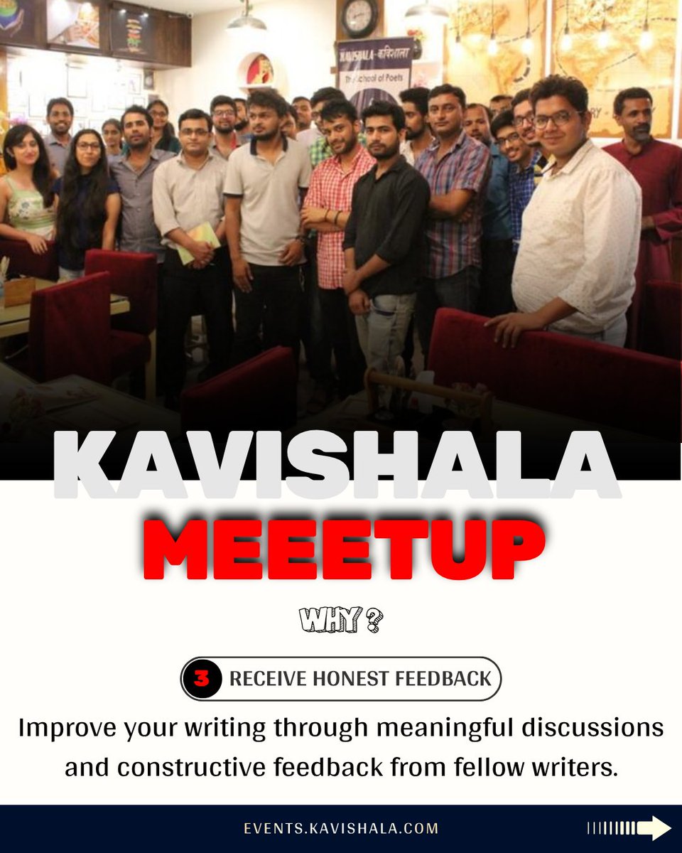 kavishala's tweet photo. Join Kavishala Meetups Near You: https://t.co/ntS56LIGEA

WHY? - https://t.co/Tr9Fjw1Vsw