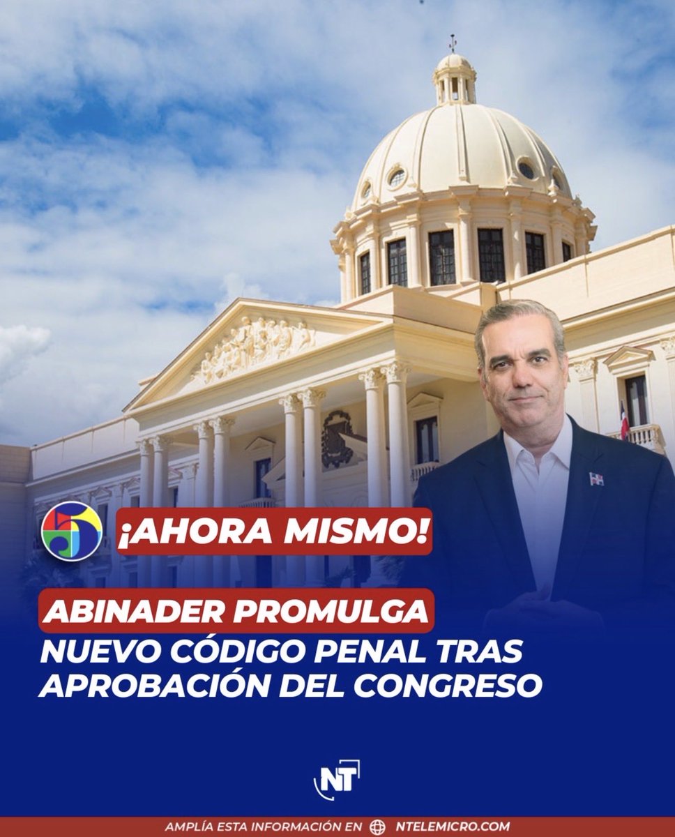 CRubioMartinezU's tweet photo. Luis Abinader, que no le puso una coma a la ley mordaza, según el, la sometió, la promulgó, la revisó el congreso por pedido popular, Pacheco se la dejó casi igual, y la promulgó de nuevo esta noche.
El se atreve a tener el descaro, de decir en par de meses, que el nunca la leyó. Parece, que alguien firma por el en Palacio o que firma sin leer.

Que piensas tú?

#GobiernoLimpioRD
Carlos Rubio