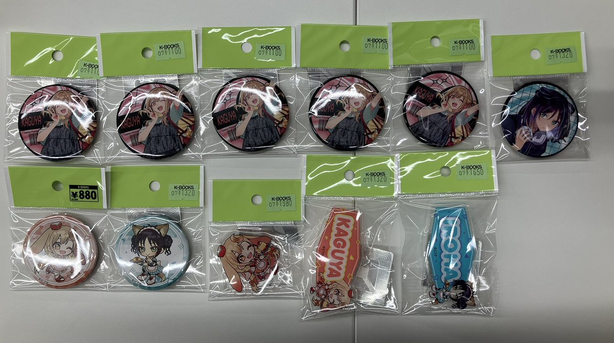 入荷情報】 超かぐや姫！ WEGO スイパラ 缶バッジ ネームバッジ かぐや